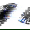 KBC VR4R Star Black Blue Full Face Motorcycle Helmet Front Right                                                                                                                                                                                               