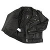 Frank Thomas Patrol Black Leather Motorcycle Jacket Inside                                                                                                                                                                                                     