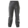 Frank Thomas Plain Ladies Black Leather Motorcycle Jeans Front                                                                                                                                                                                                 