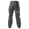 Frank Thomas Plain Ladies Black Leather Motorcycle Jeans Rear                                                                                                                                                                                                  