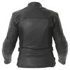 BKS Chelsea Black Ladies Leather Motorcycle Jacket Back                                                                                                                                                                                                        