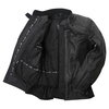 BKS Chelsea Black Ladies Leather Motorcycle Jacket Inside                                                                                                                                                                                                      