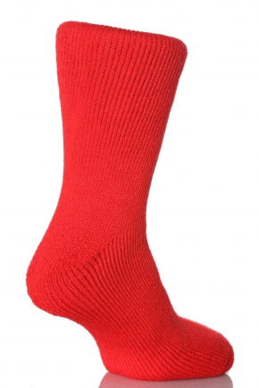 Heat Holders Mens Socks Big Foot 12-14 Red