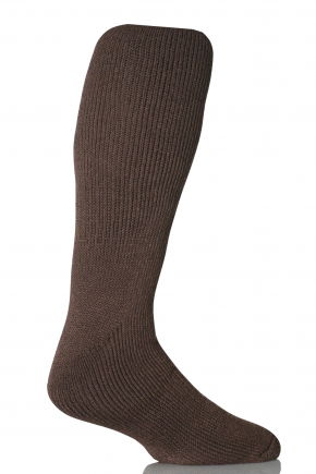 Heat Holders Mens Socks Long 6-11 Brown