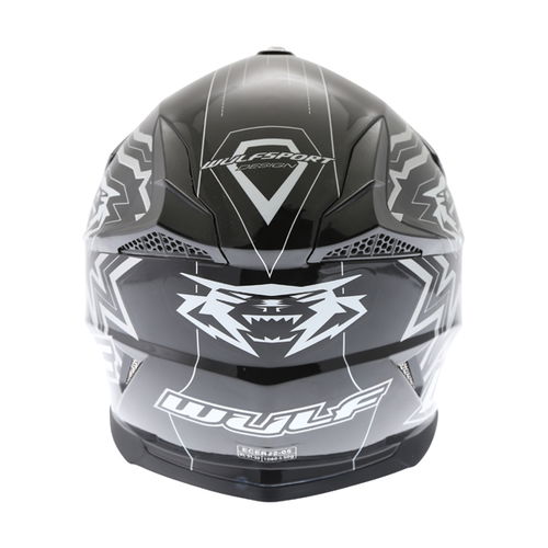 Wulfsport Cub Cross Fire Black Helmet Inside                                                                                                                                                                                                                   