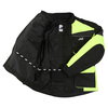 J&S Challenger Mens Black Yellow Textile Motorcycle Jacket Inside                                                                                                                                                                                              
