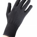 Silk Liner Gloves Black