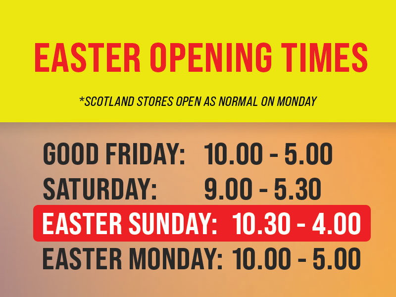 Easter opening times
