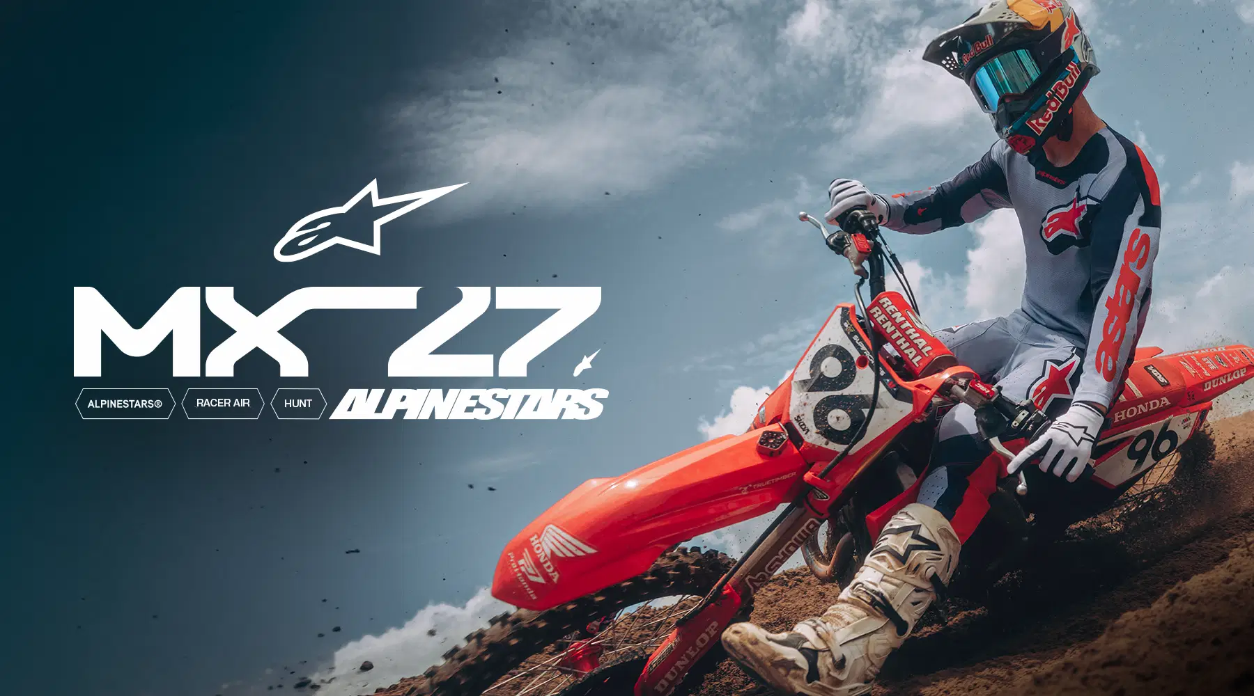 Alpinestars MX27 — Racer Air and Hunt motocross kit