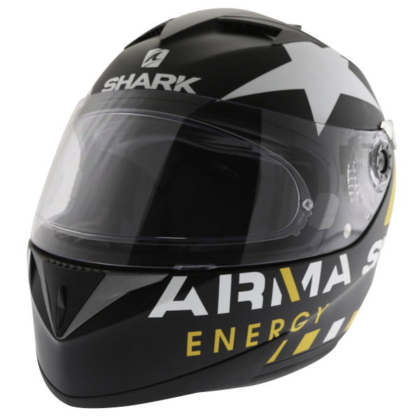 Shark S700S Helmet - Redding Matt Black/Yellow/White - FREE Delivery
