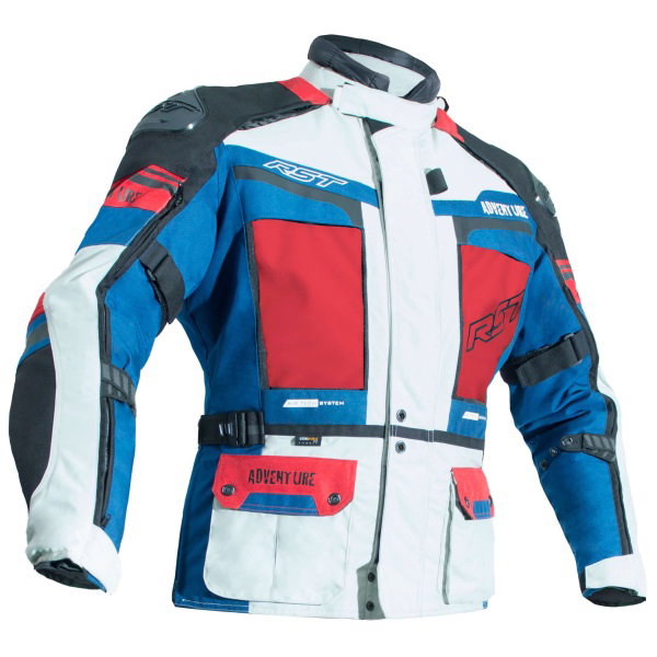 RST Adventure 3 Jacket - Ice Blue/Red 
