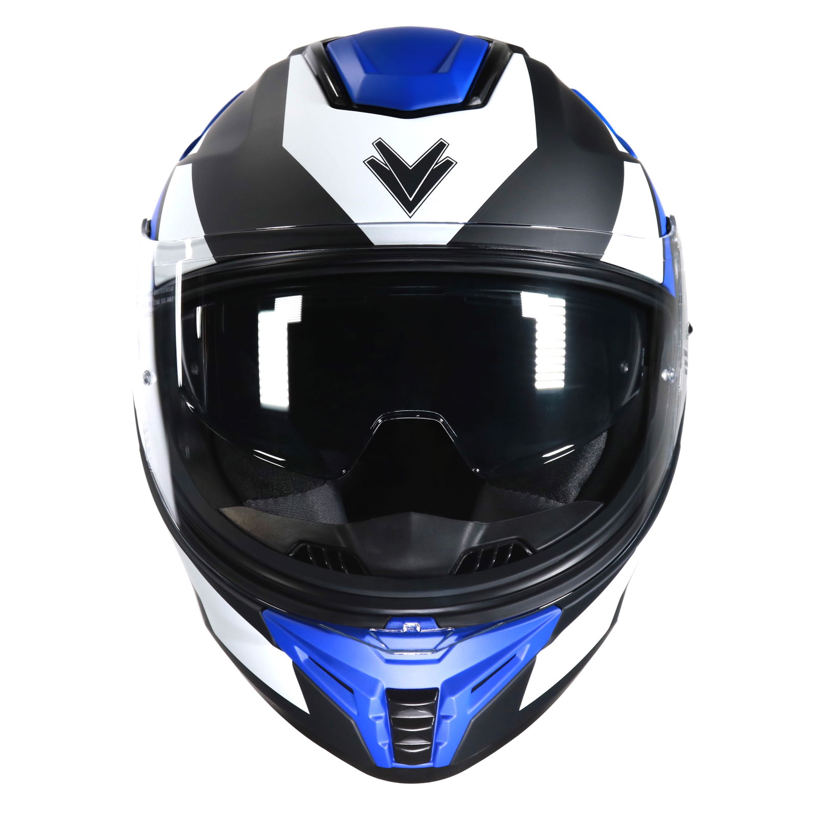 Frank Thomas FT62 SV Tiger Helmet Matt Black/Blue/White Next