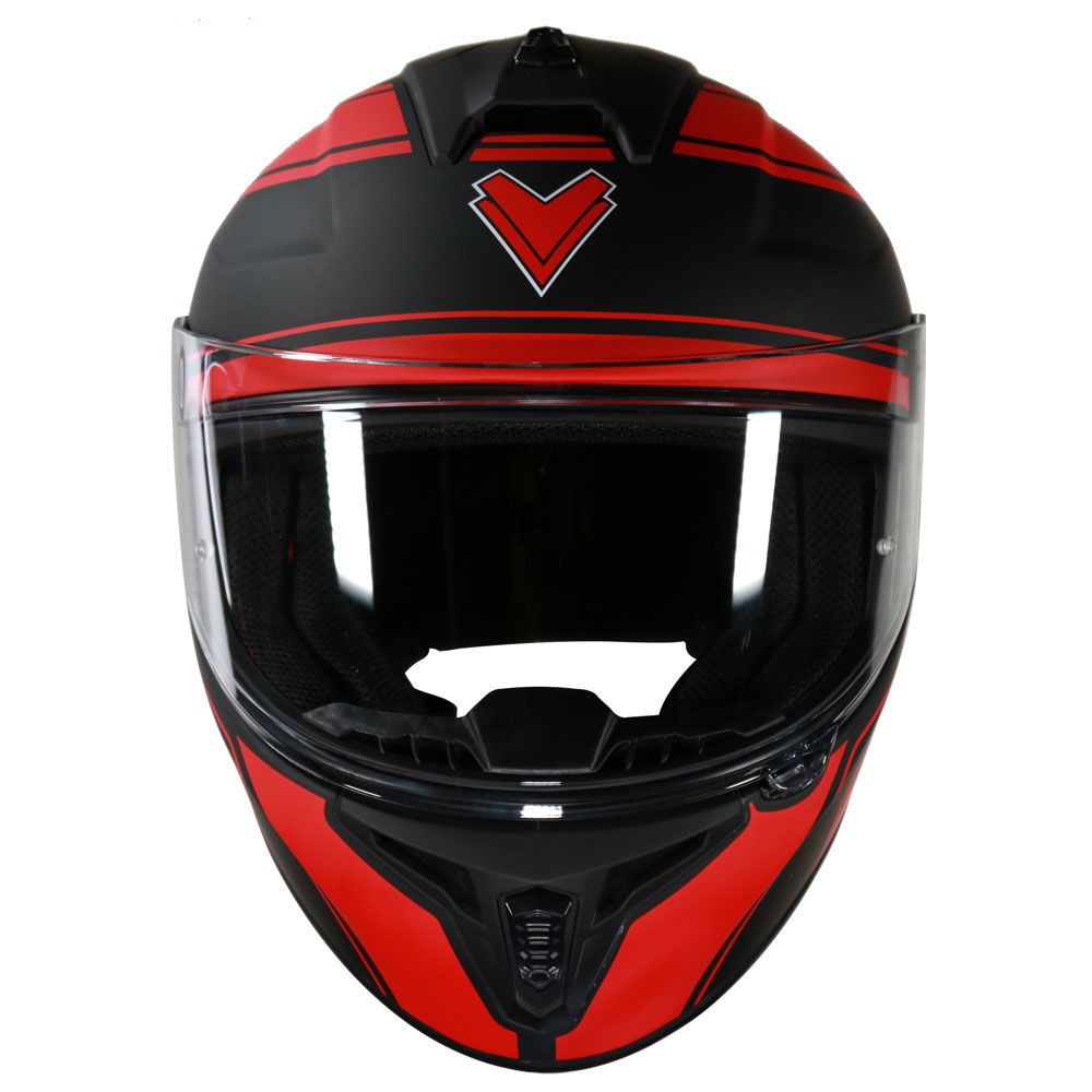 Frank Thomas FT815 Helmet Matt Black/Red Next Working Day Delivery