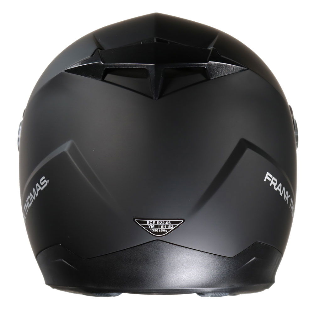 Frank Thomas DP808 Kids Helmet Kids Matt Black Frank Thomas