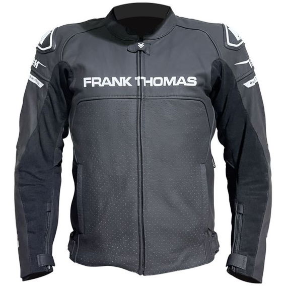 Frank Thomas Venom Leather Jacket Black