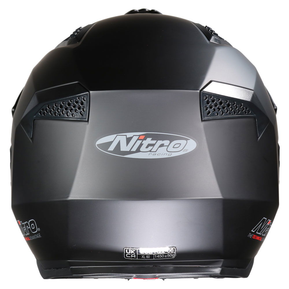 Nitro NZ302 Fighter Helmet Satin Black J&S Accessories